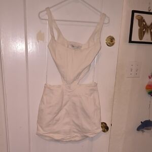 Zara | White High Low Dress